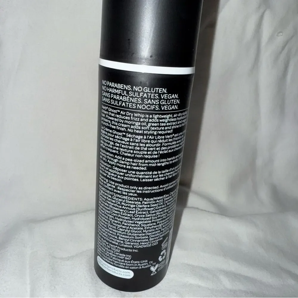 VERB Ghost Air Dry Whip Air Dry Crème NEW